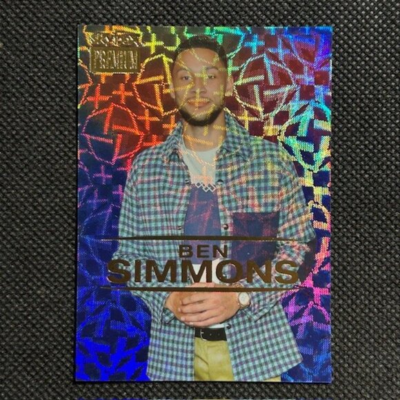 2021 Skybox Metal Universe Champions Premium Star Sapphire /75 Ben Simmons #S-5 - Picture 1 of 2